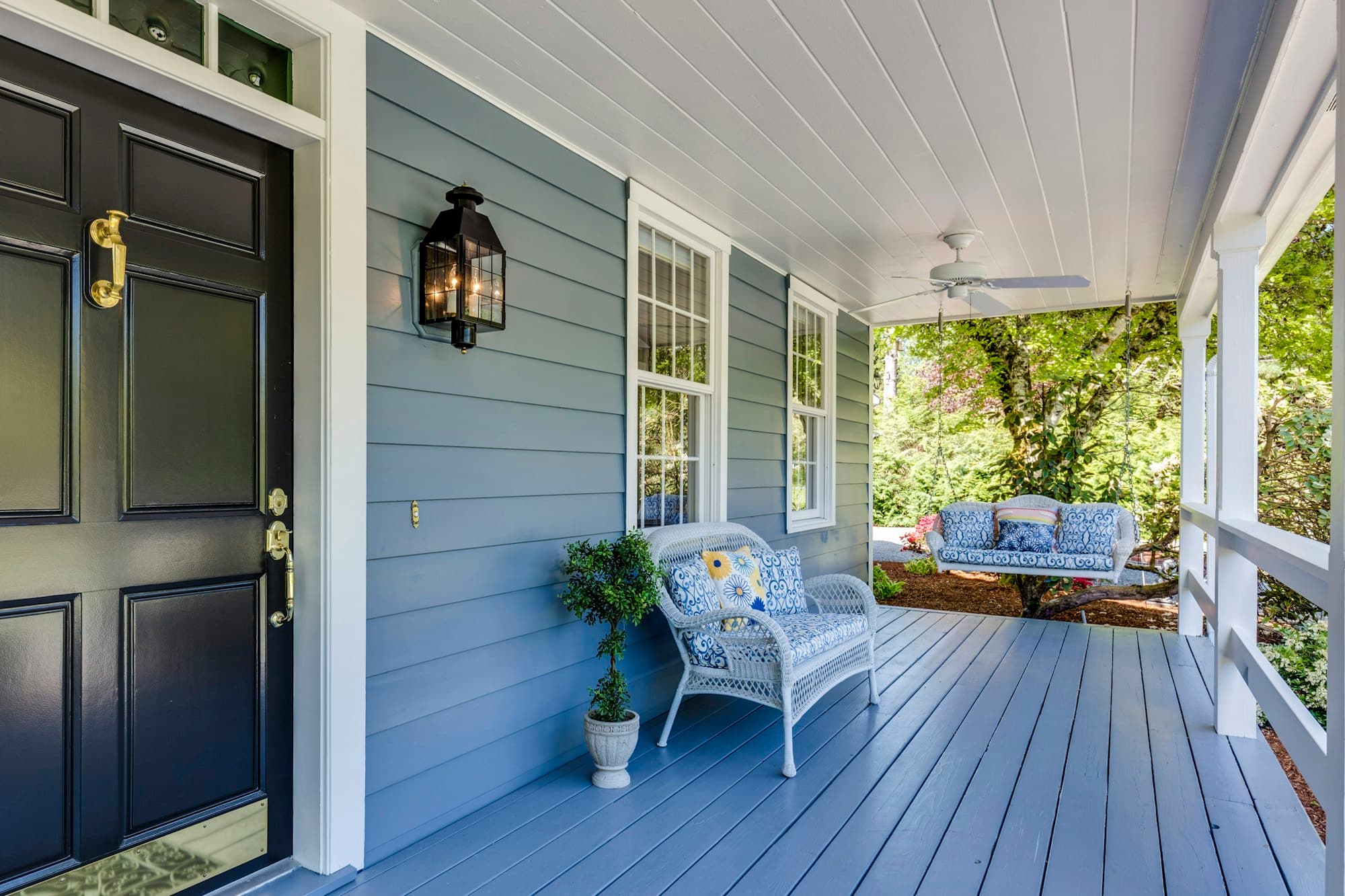 Front porch of a residential home